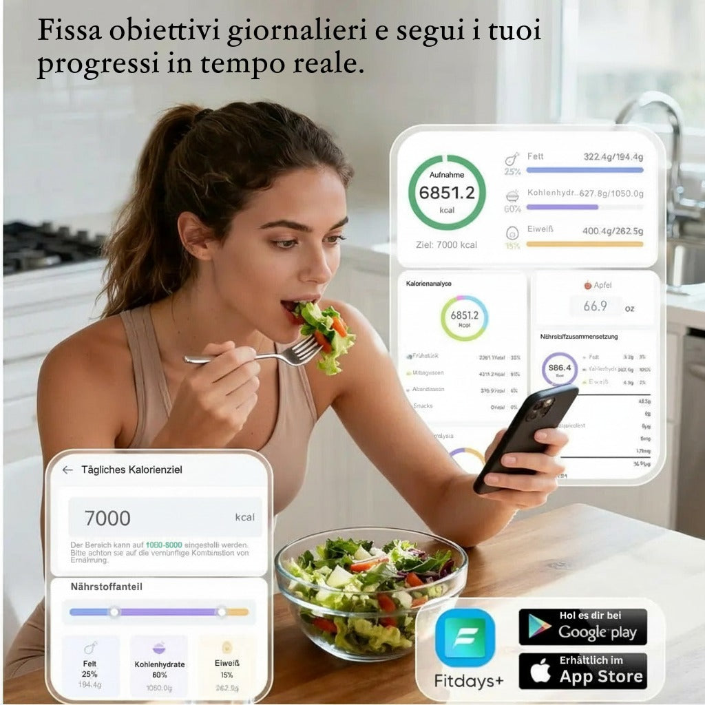 Bilancia da cucina intelligente