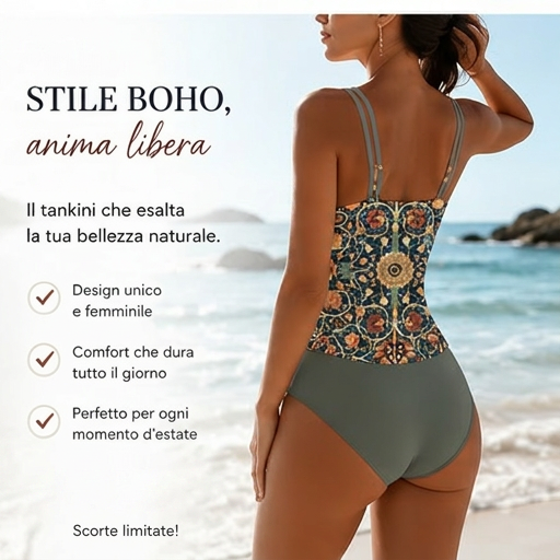 BOHO Tankini
