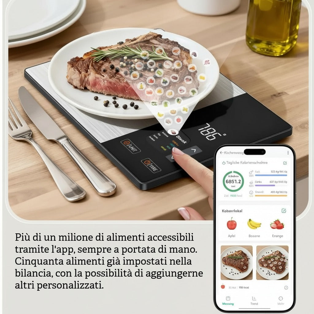 Bilancia da cucina intelligente